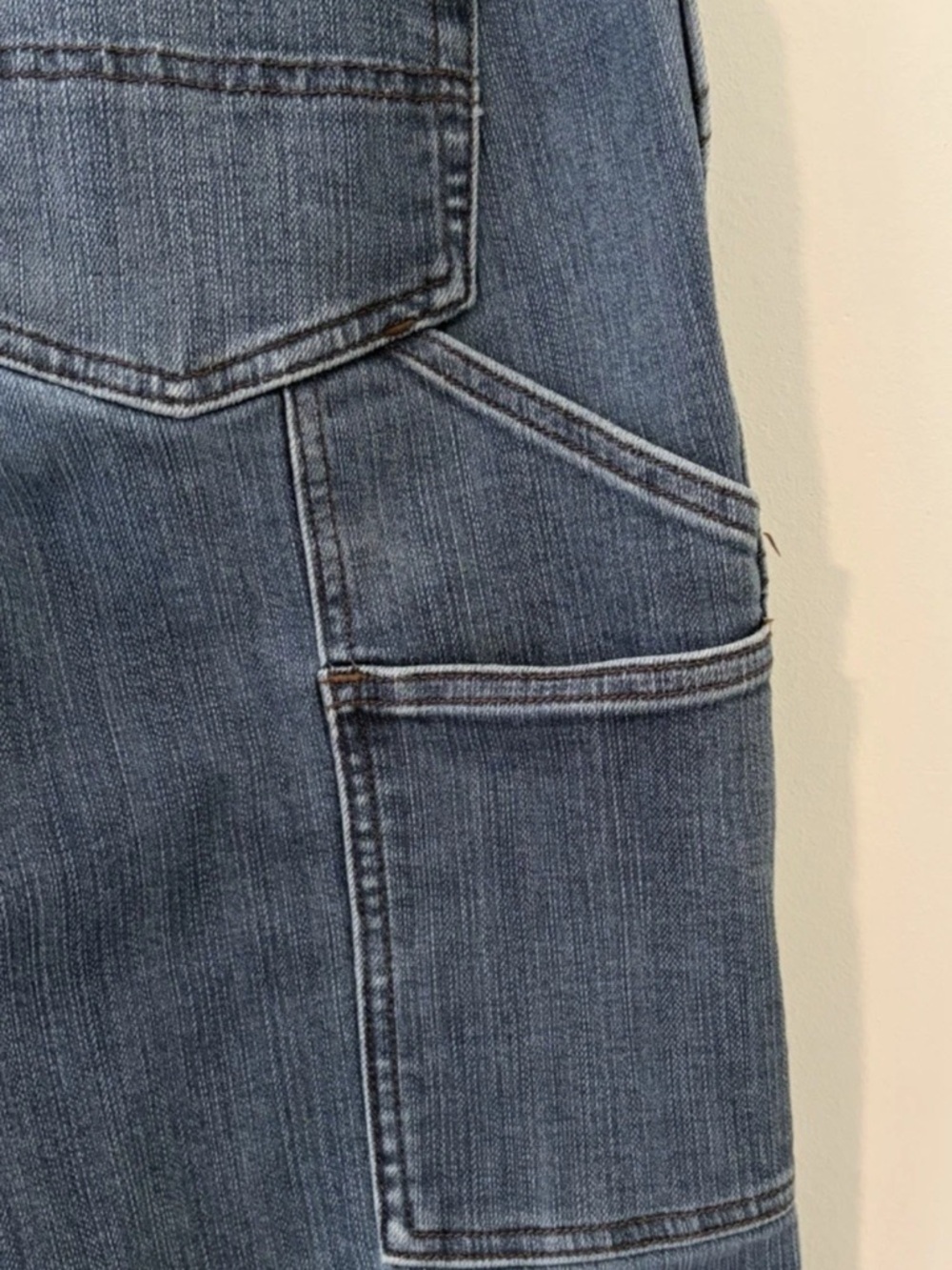 Duluth Trading Jeans Double Knee Denim Carpenter Jeans Women’s Size 8 Regular - Picture 7 of 15